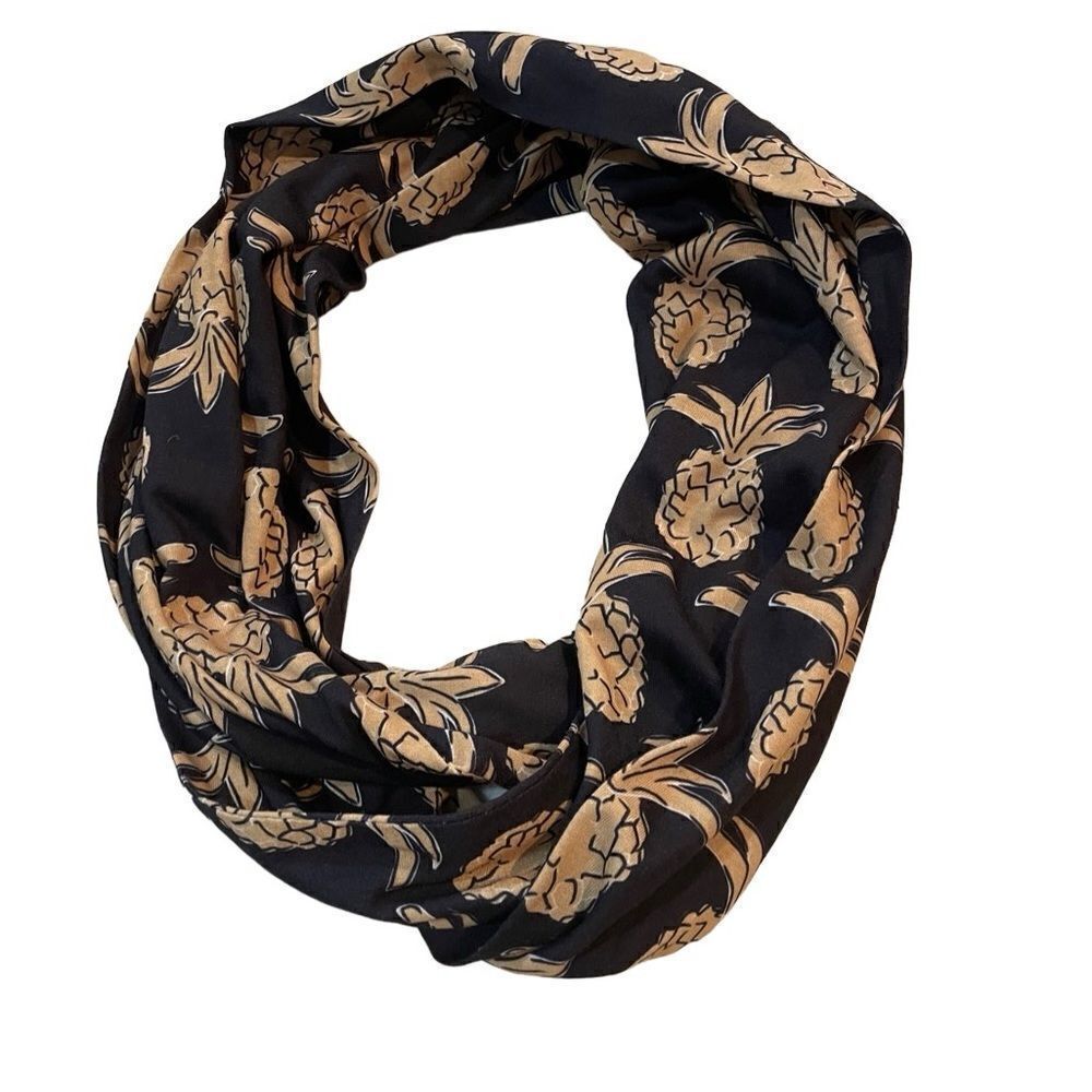 Simply Southern Pineapple Infinity Scarf - Picture 7 of 9